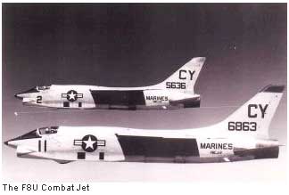 The F8U Combat Jet