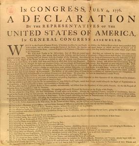 The Declaration of IndependencePhoto: The Library of Congress
