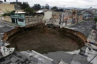 Guatemalan Sinkhole - May 31, 2010