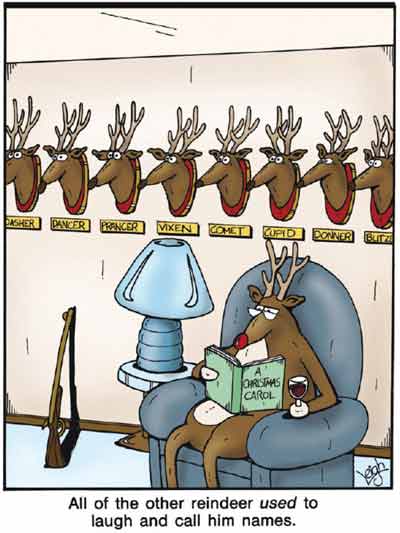Merry Christmas For Rudolph